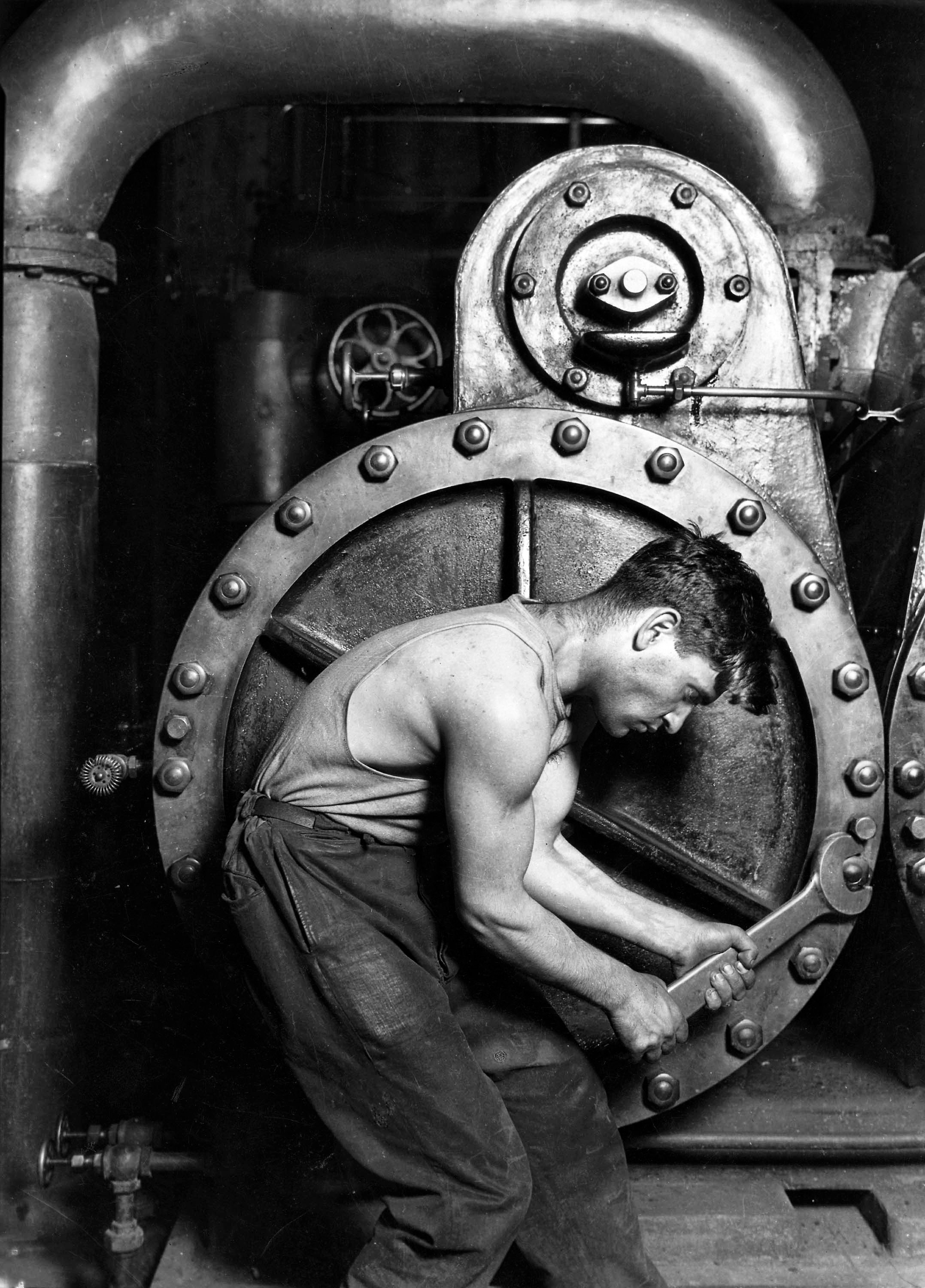 Lewis-Hine - Mecanicien